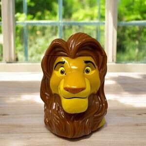 Disney Ringling Bros Barnum Bailey The Lion King Adult Simba Plastic Mug Cup Lid